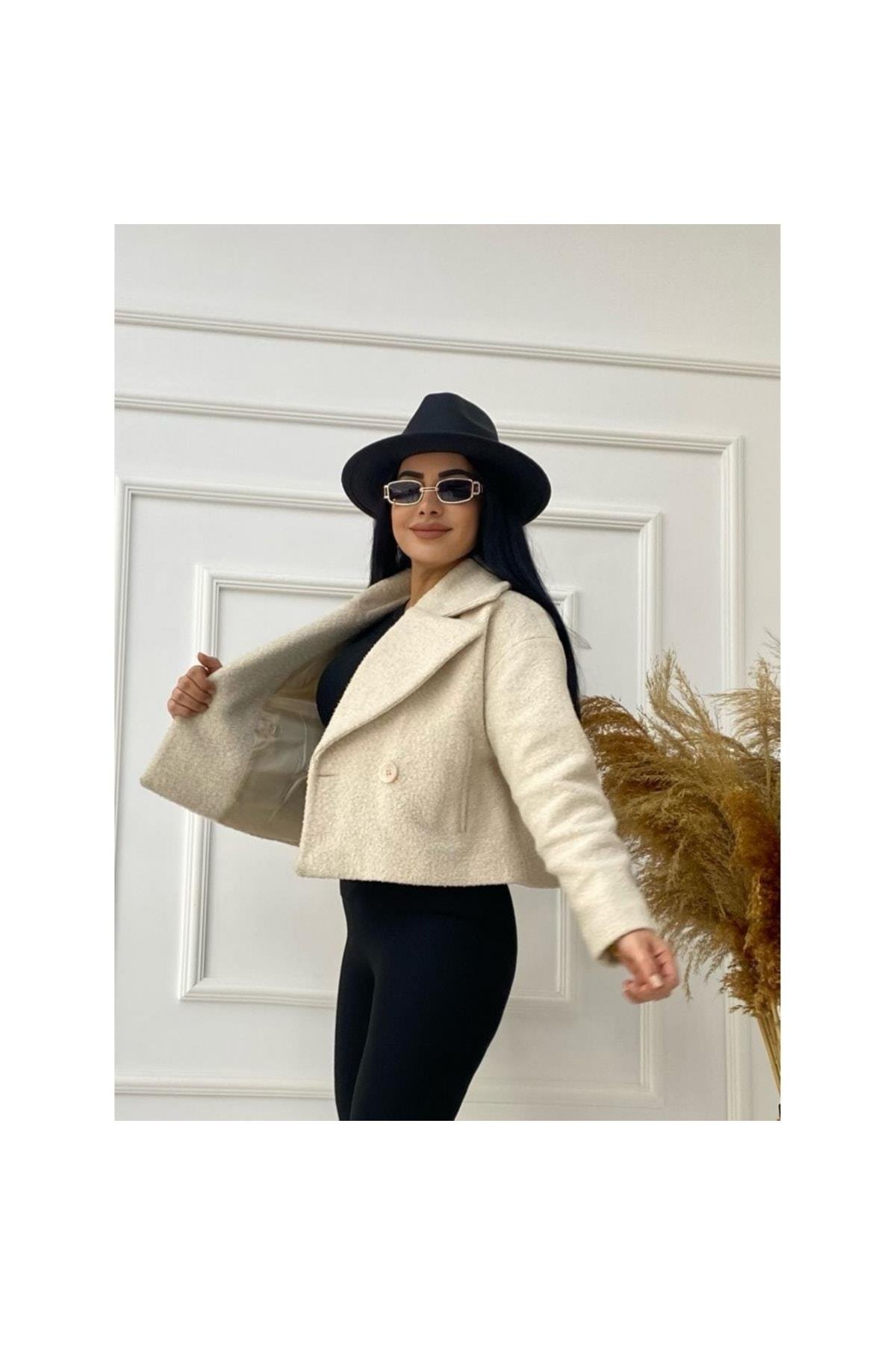 Mini Buklet Taş Kaşe Kaban