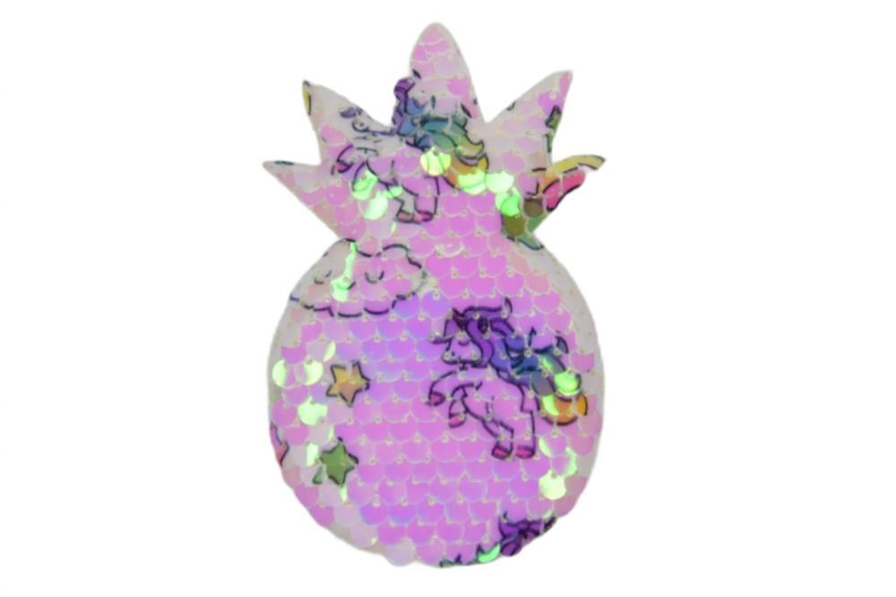 Ananas Şeklinde Unicorn Desenli Pullu Aksesuar