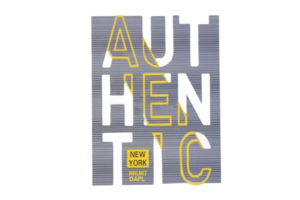 Authentic Yazılı Transfer Baskı Aksesuar