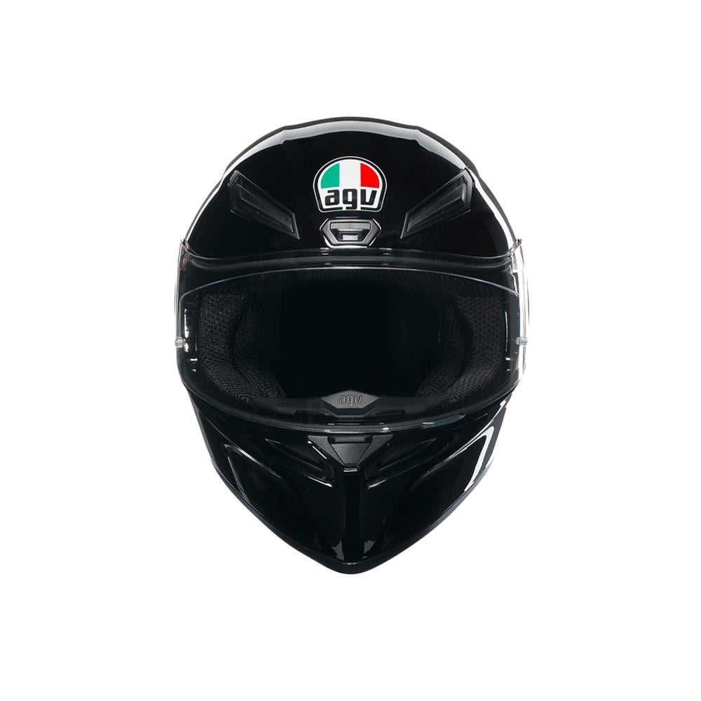 Agv K1 S Mono Black Parlak Kapalı Kask