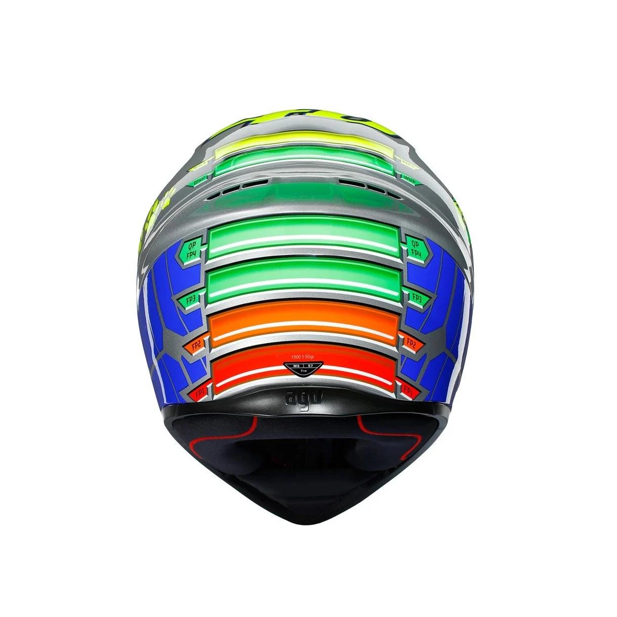 Agv K1 Top Rossi Mugello 2015 Kapalı Kask