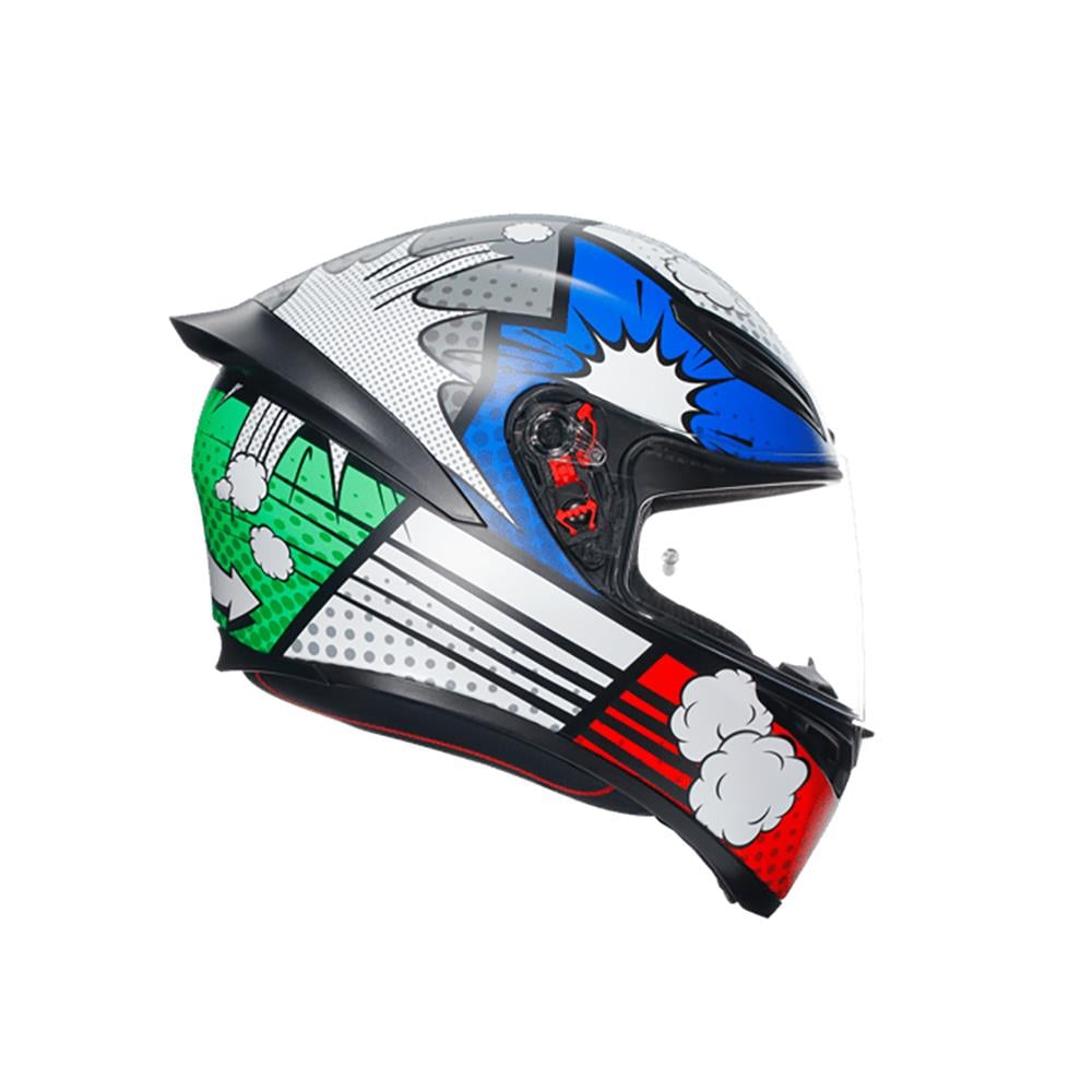 Agv K1S Bang Matt Blue Kapalı Kask