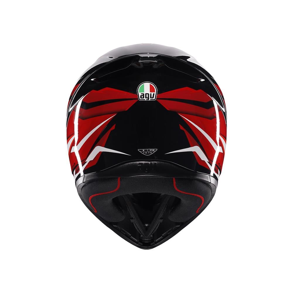 Agv K1S Lion Black Red White Configuration Kapalı Kask