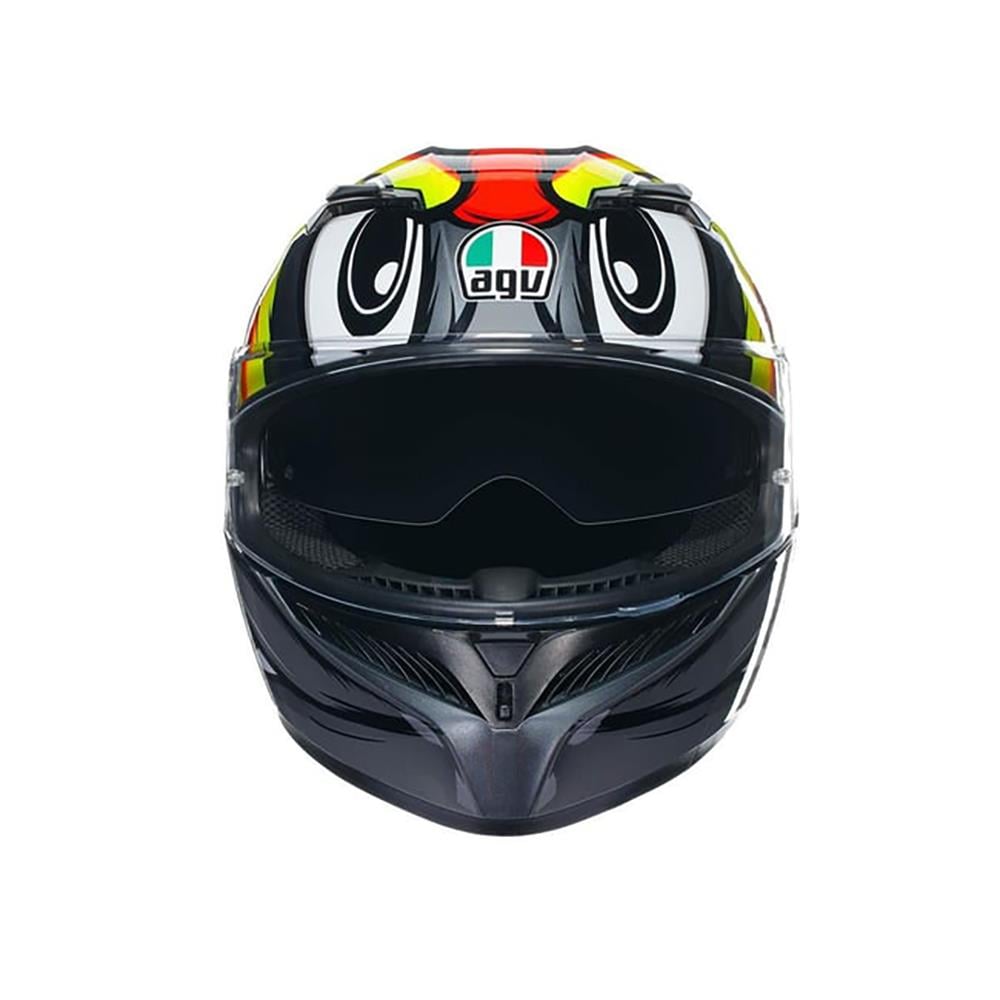 Agv K3 Birdy 2.0 Grey Yellow Red Kapalı Kask