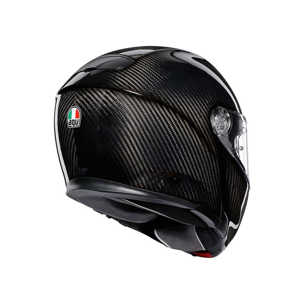 Agv Sportmodular Solid Plk Glossy Carbon Çene Açilir Kask