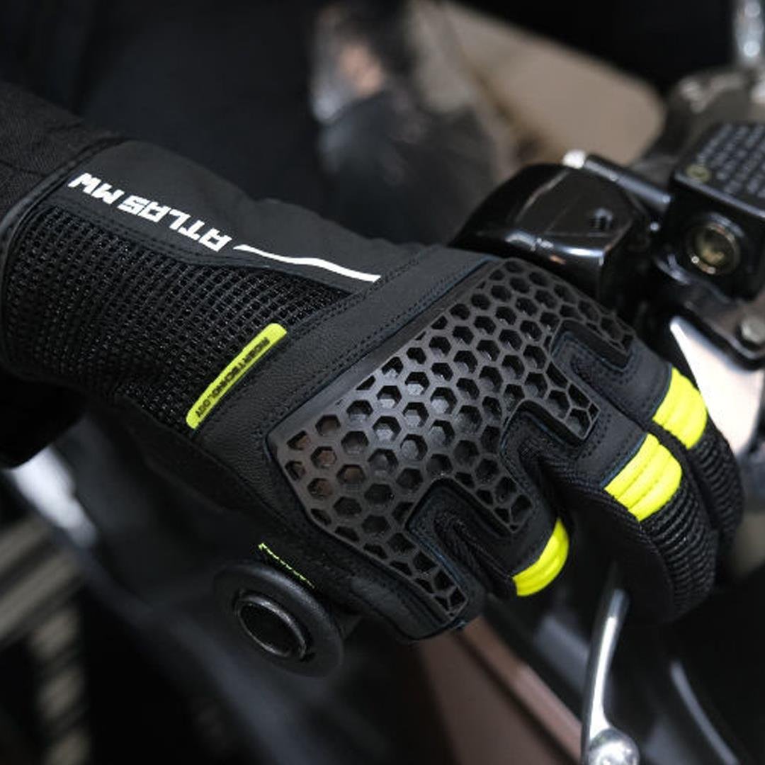 Atlas MW Mesh Yazlık Motosiklet Eldiveni Siyah