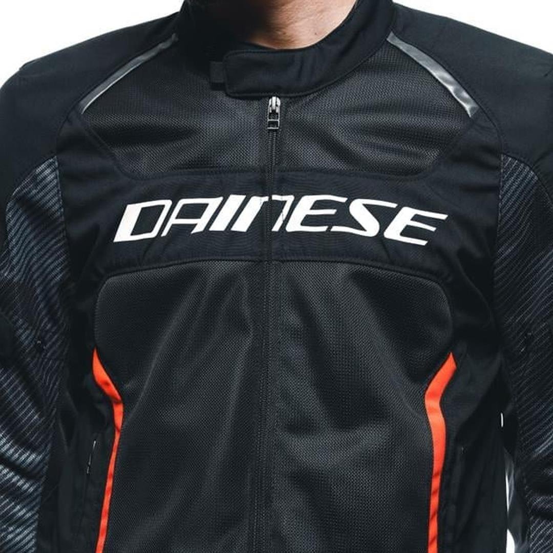 Dainese Air Frame 3 Black Red Fluo Tekstil Mont