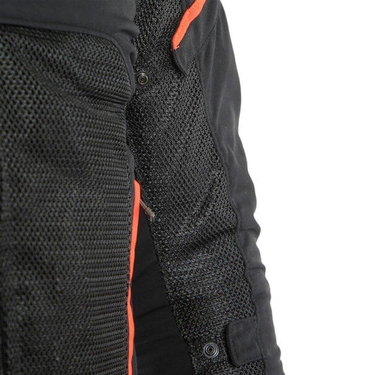 Dainese Air Frame D1 Black White Fluo Red Tekstil Mont