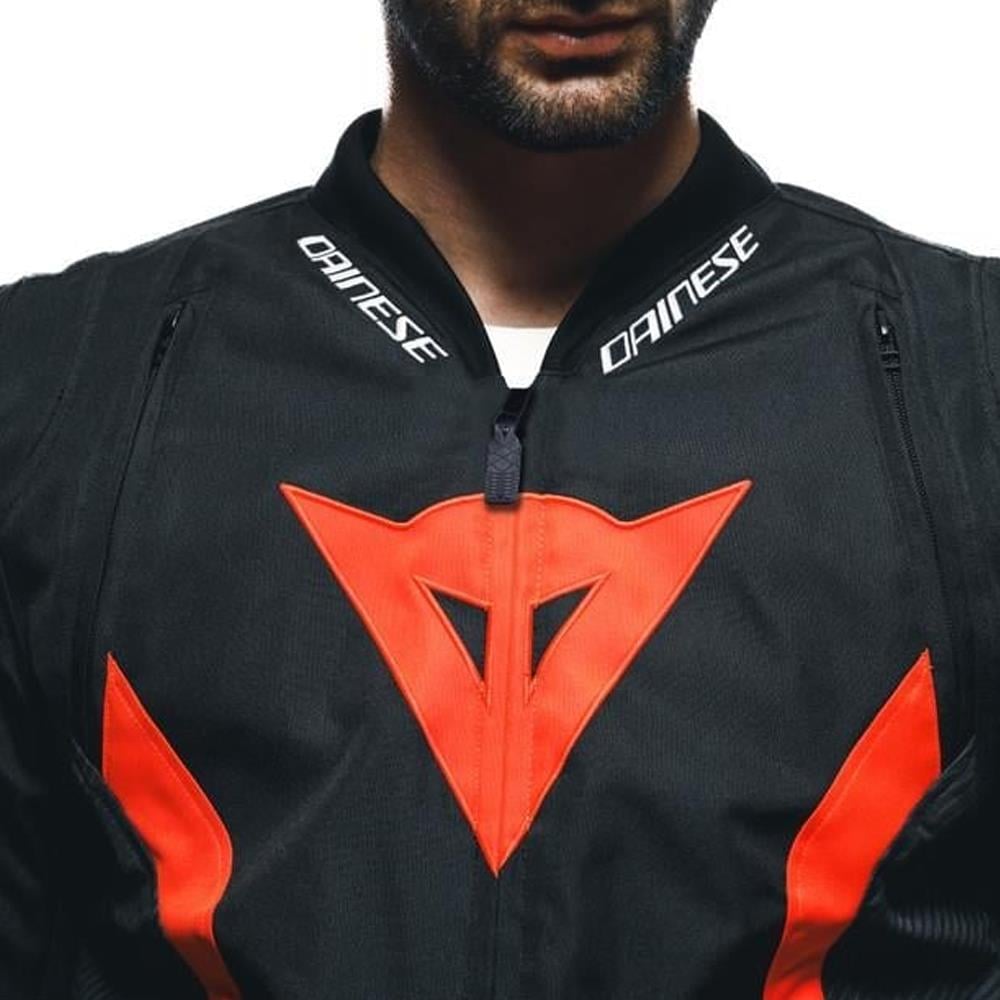 Dainese Avro 5 Black Red Fluo White Tekstil Mont