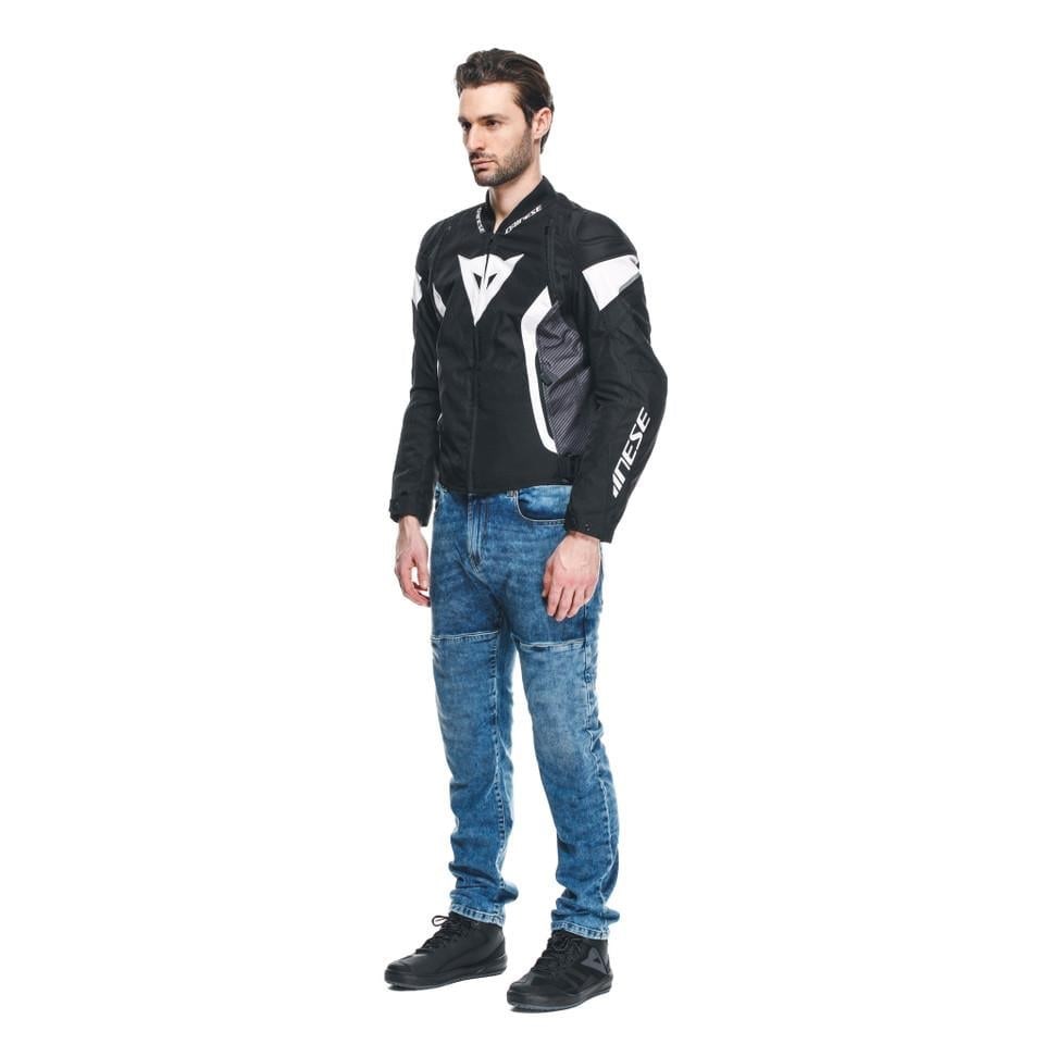 Dainese Avro 5 Black White Tekstil Mont