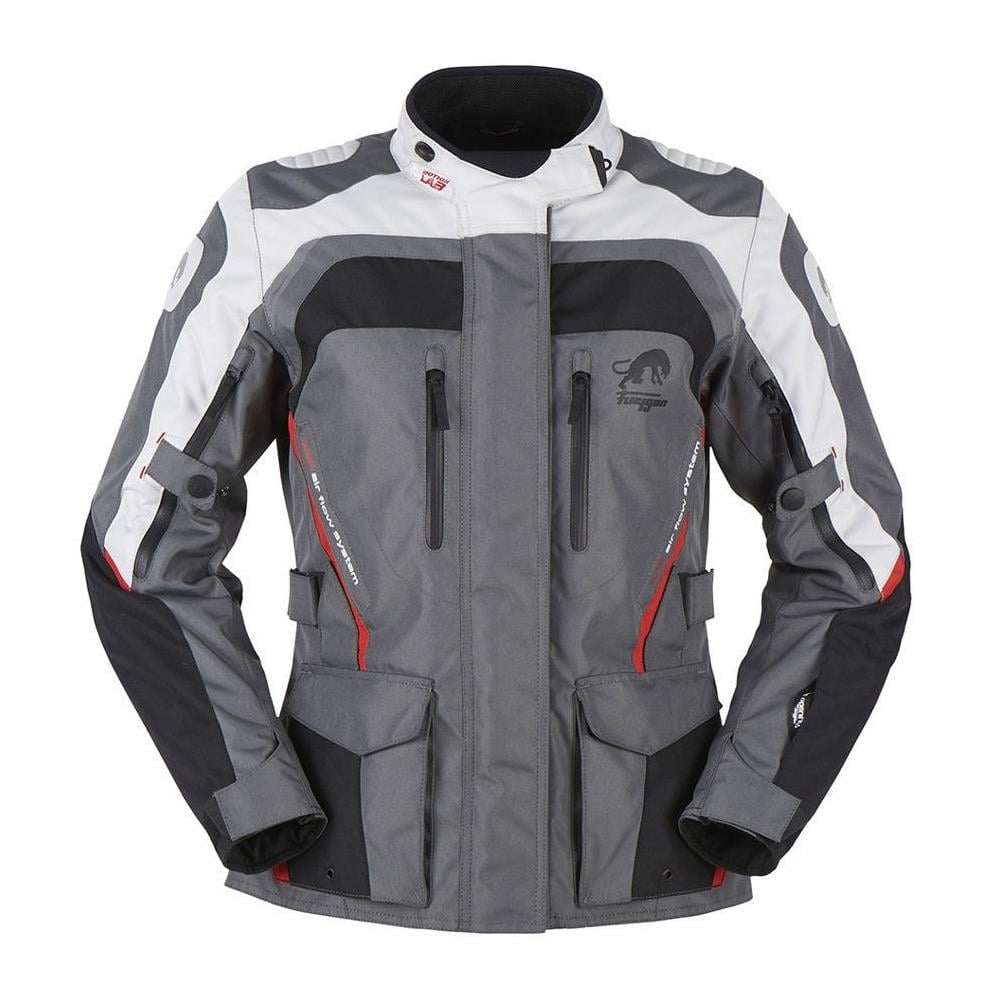 Furygan Apalaches 4 Mevsim Kadın Motosiklet Montu Gri