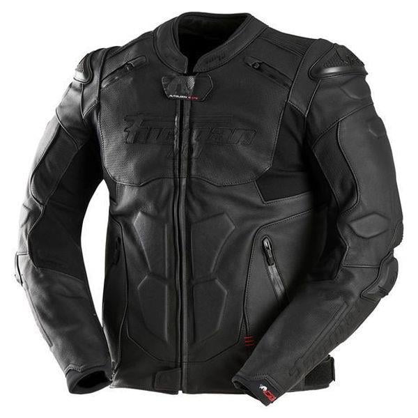 Furygan Ghost Evo Deri Motosiklet Ceketi Siyah