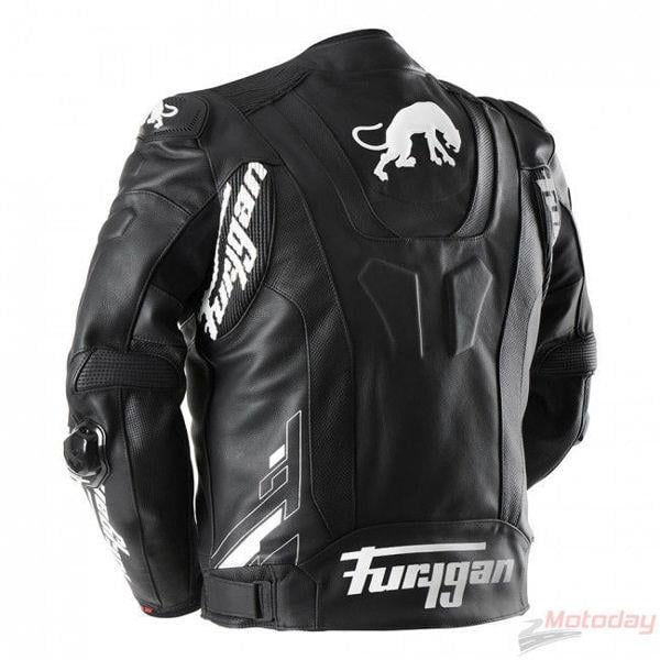 Furygan Raptor Evo 3 Deri Motosiklet Ceketi Siyah
