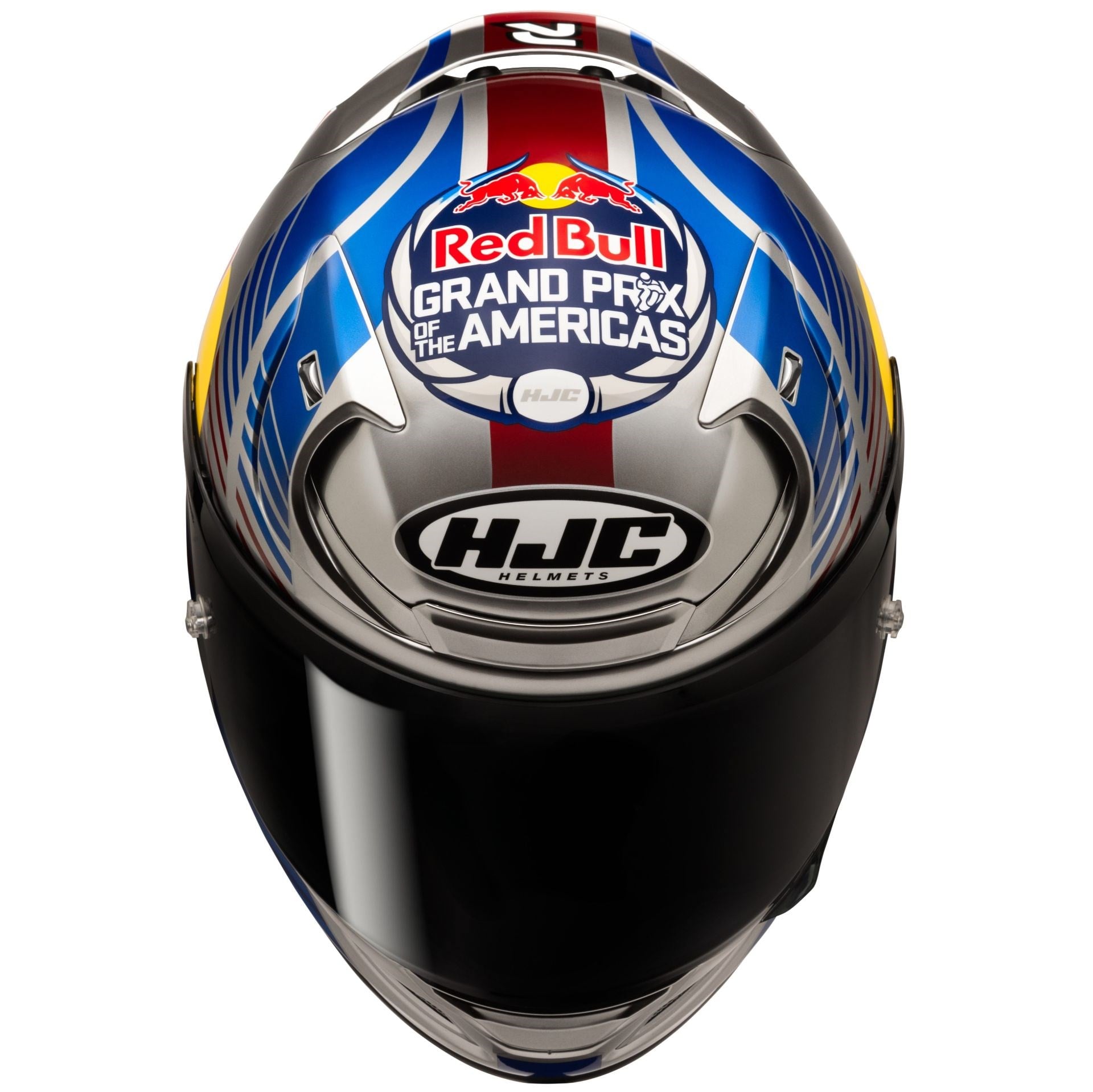 HJC RPHA12 Red Bull Austin GP II MC21 Kapalı Motosiklet Kaskı