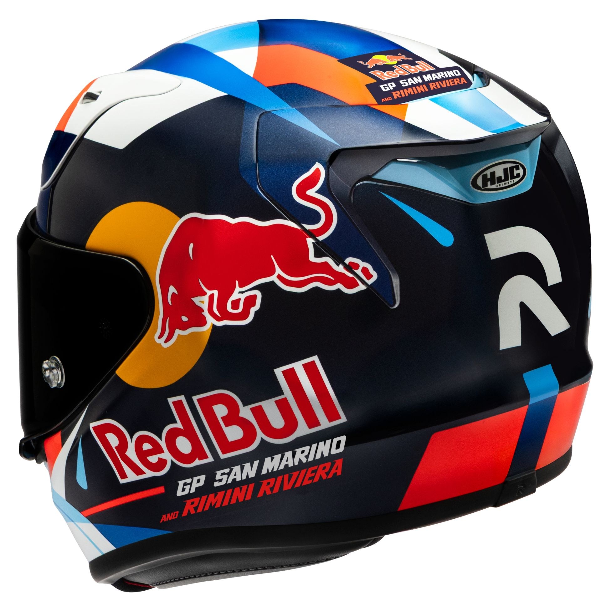 HJC RPHA12 Red Bull Misano 2 MC21 Kapalı Motosiklet Kaskı