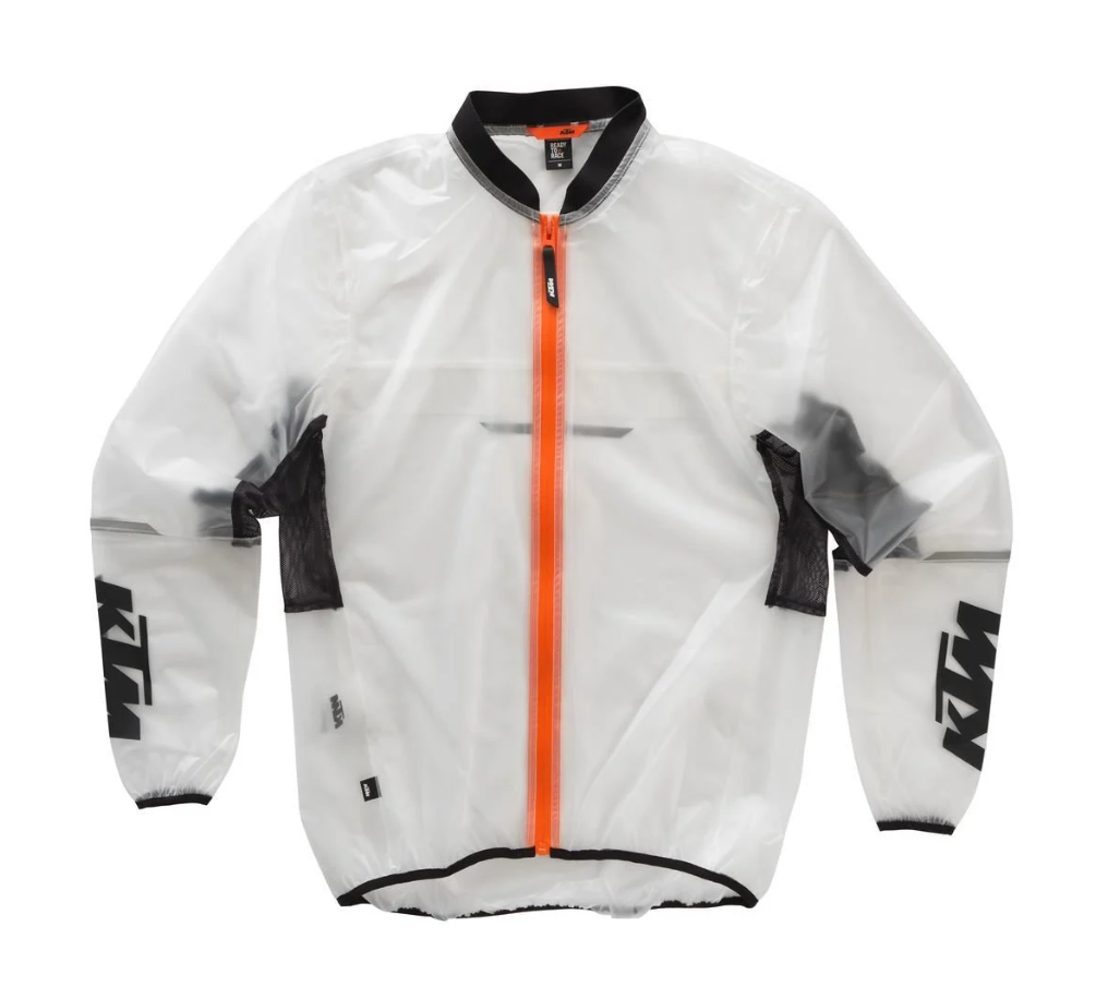 HUSQVARNA RAIN JACKET - ŞEFFAF MOTORCU YAĞMURLUK