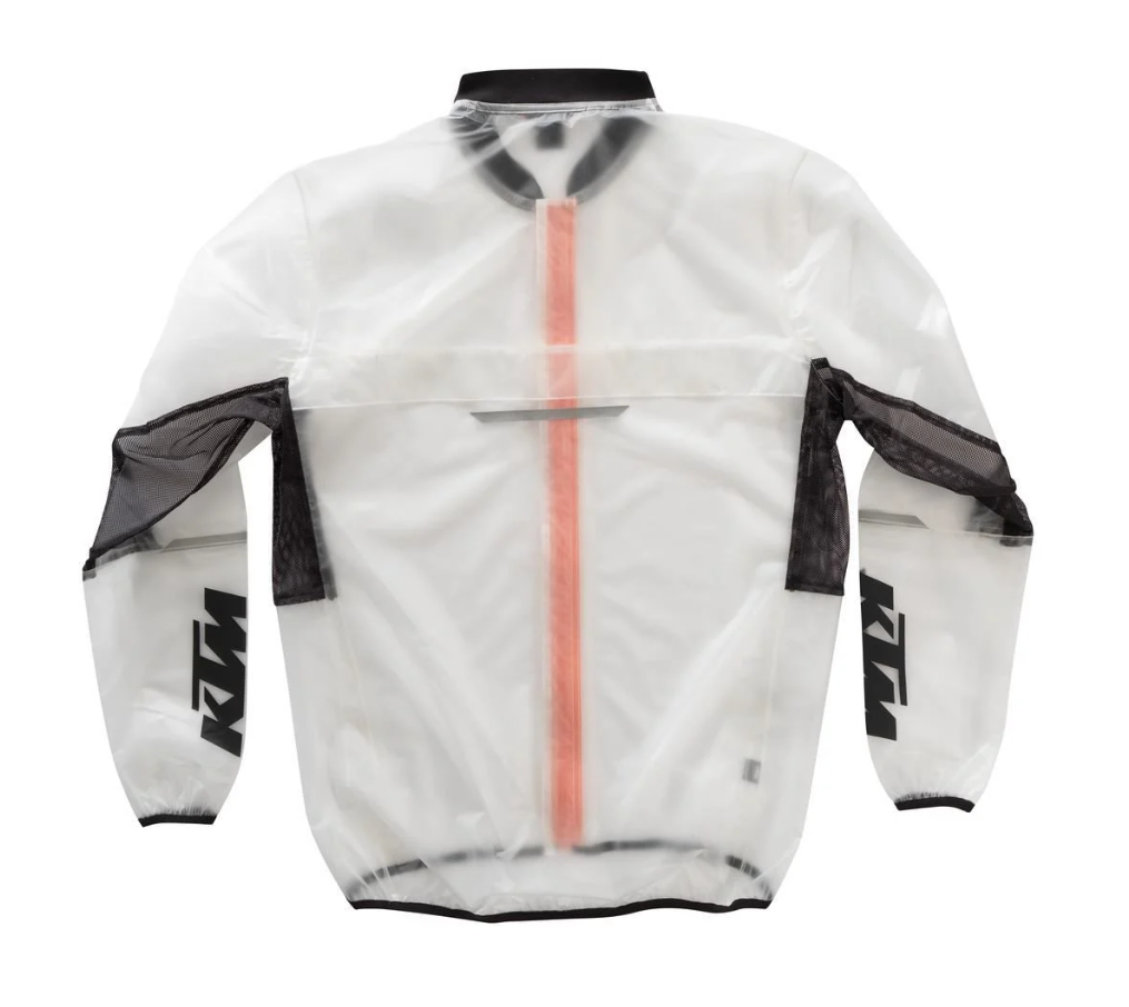 HUSQVARNA RAIN JACKET - ŞEFFAF MOTORCU YAĞMURLUK