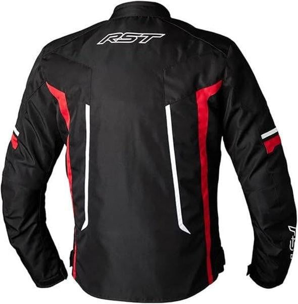 RST Pilot Evo Mevsimlik Motosiklet Ceketi Siyah Beyaz Kırmızı