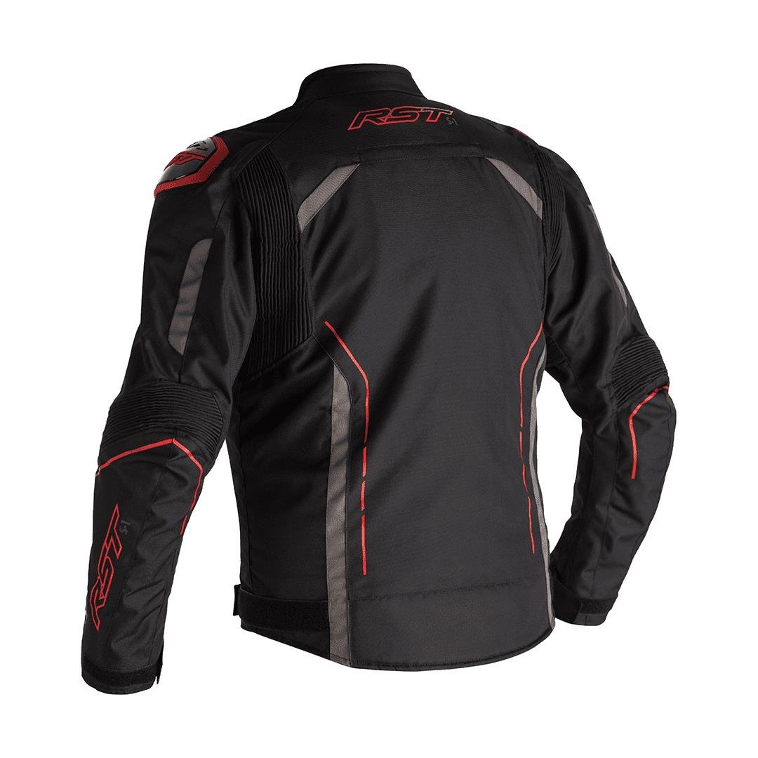 RST S1 Mevsimlik Motosiklet Ceketi Siyah Kırmızı