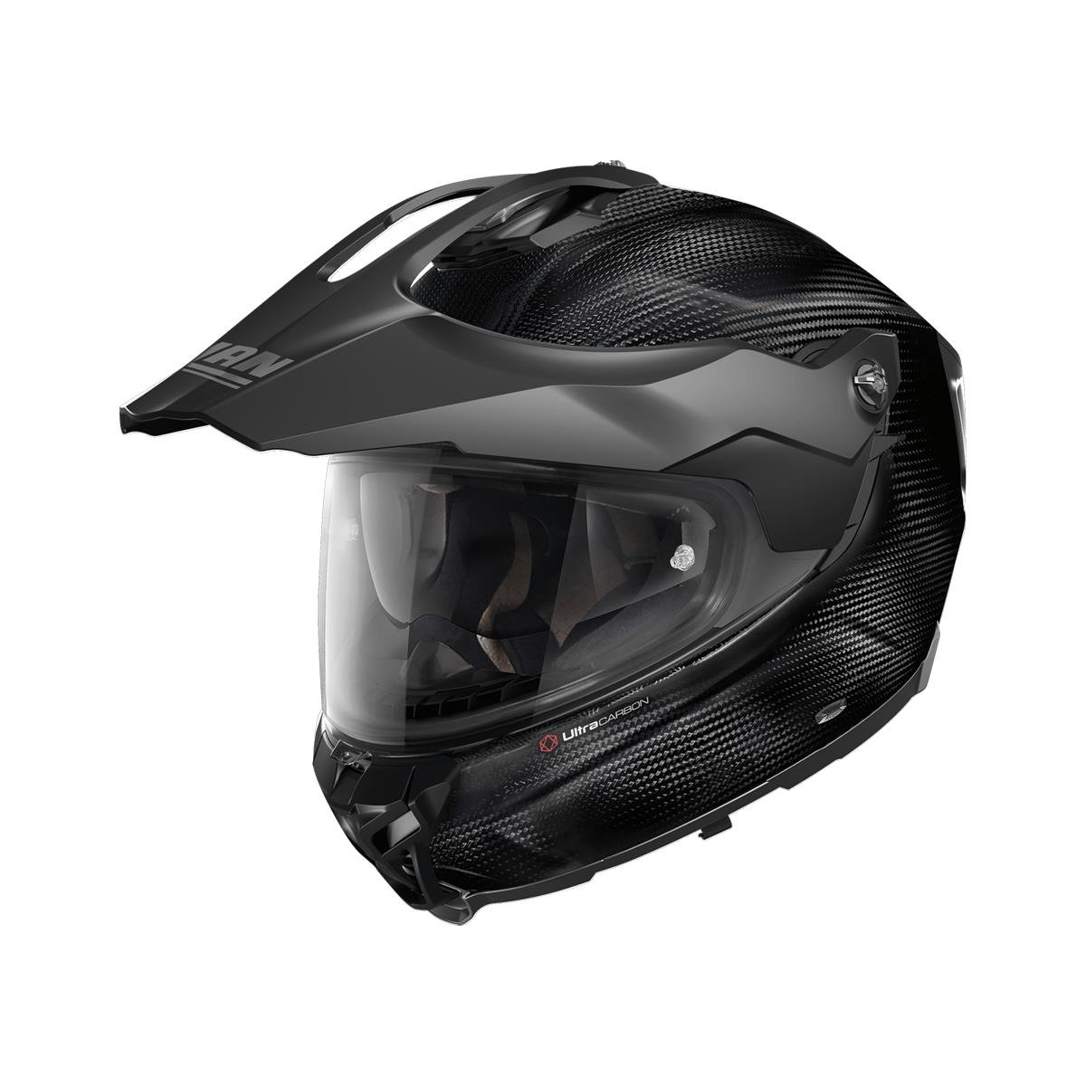 X-552 ULTRA PURO N-COM 102 KAPALI SİPERLİKLİ KARBON MOTOSİKLET KASKI