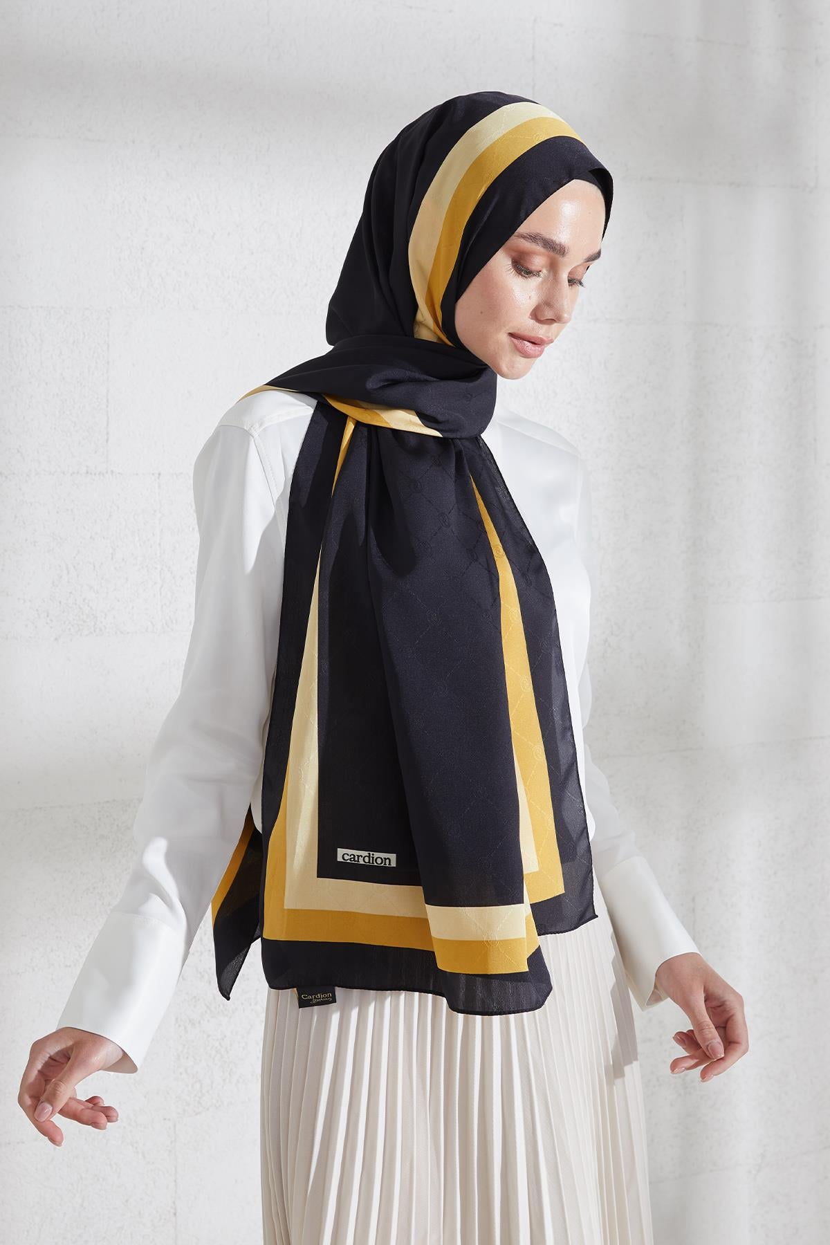 Çizgili Capri - CARDİON SİYAH