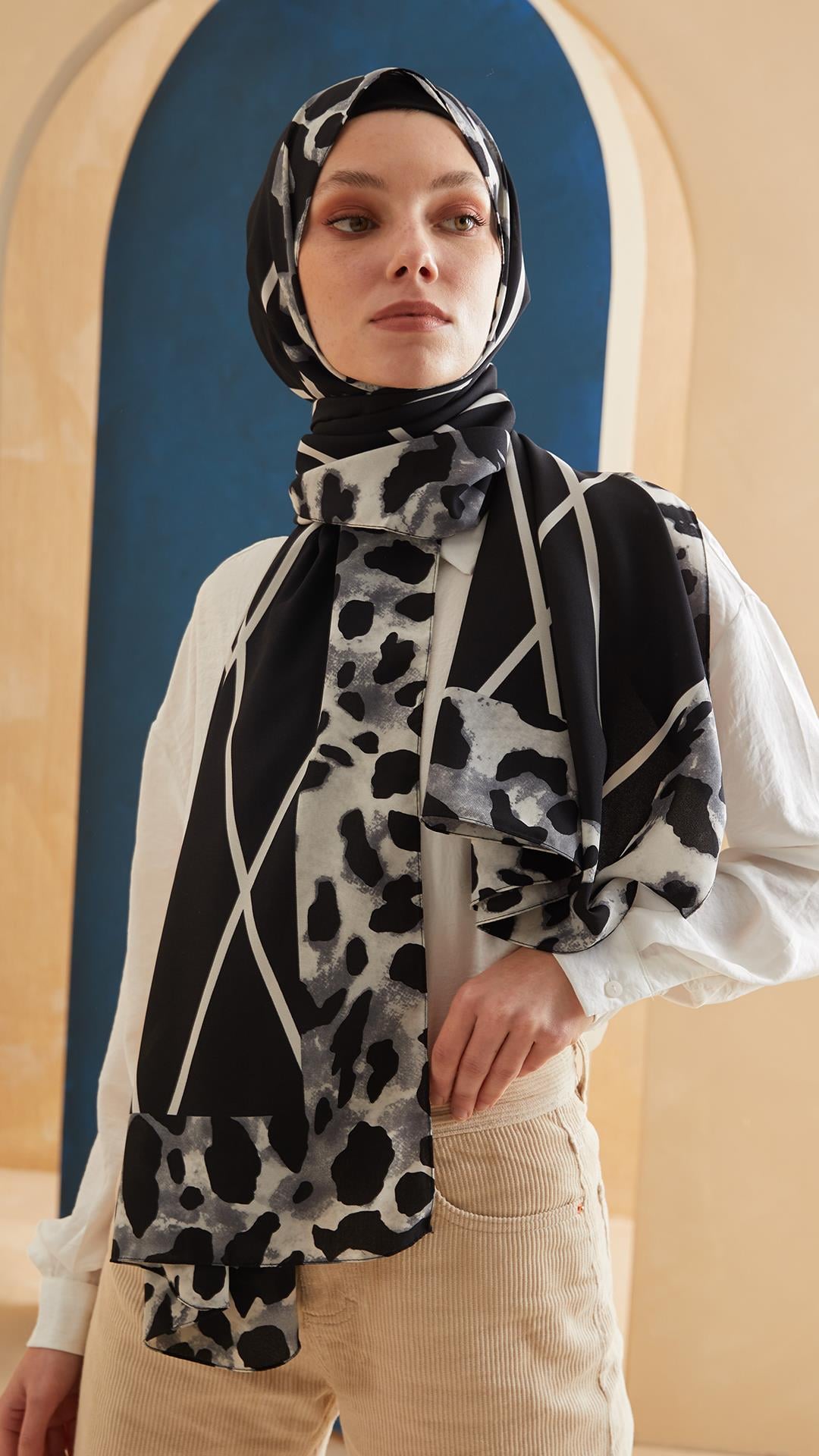 Çizgili Leopar - CARDİON GRİ