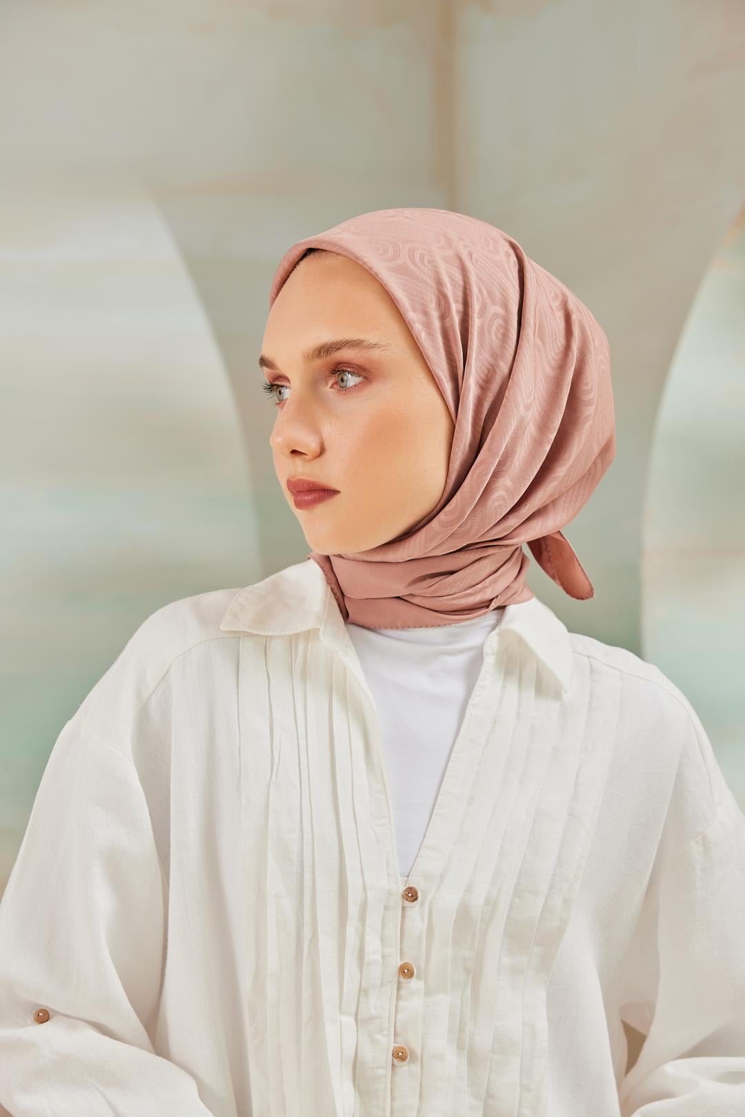 DÜZ CAPRİ SARMAL EŞARP CAPPUCCİNO