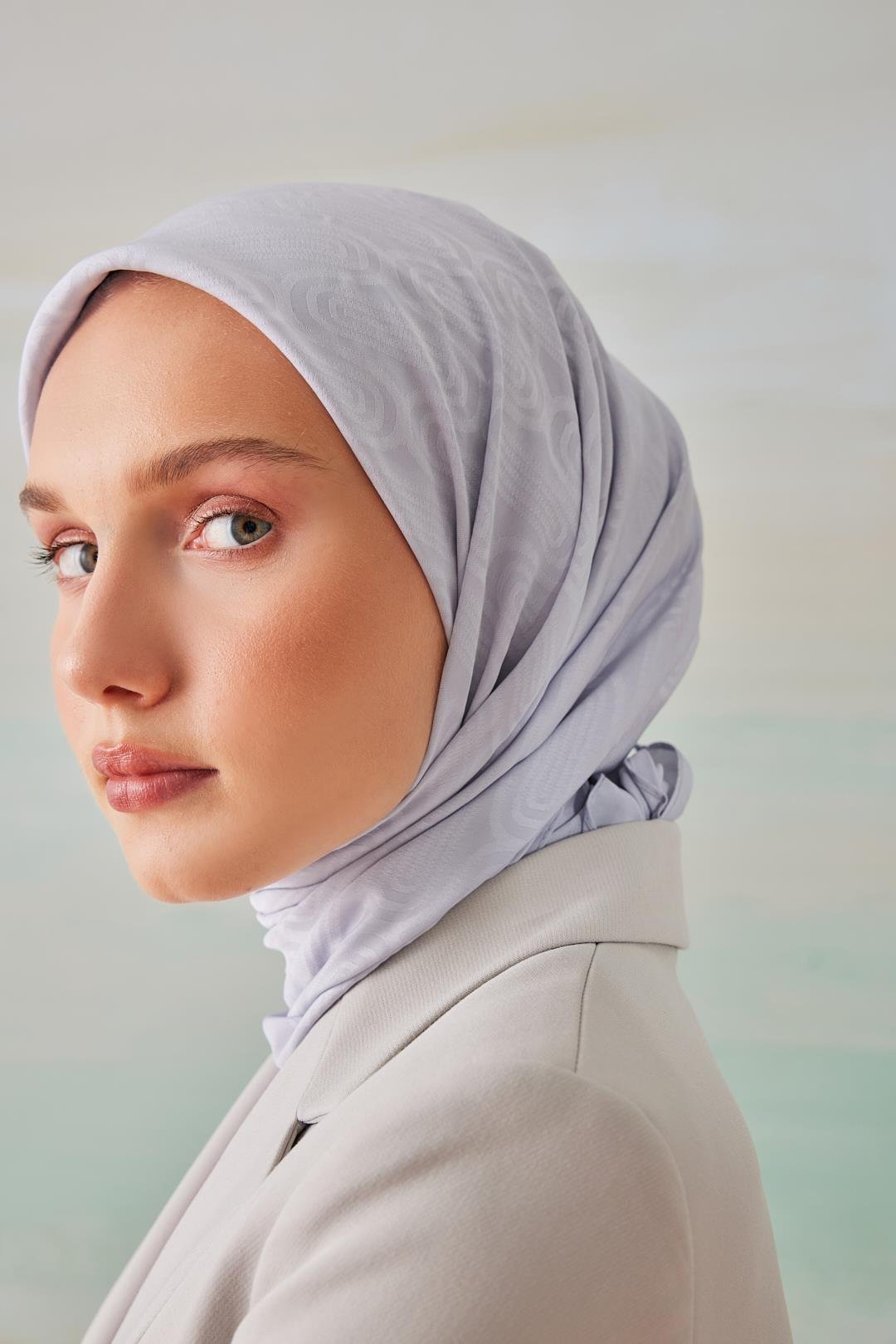 DÜZ CAPRİ SARMAL EŞARP GRİ