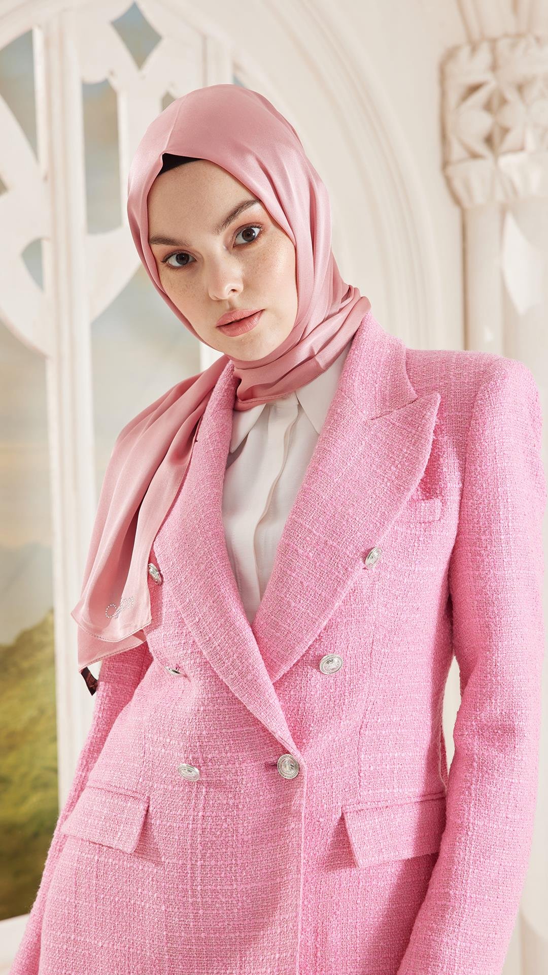 SHİNE ŞAL PEMBE