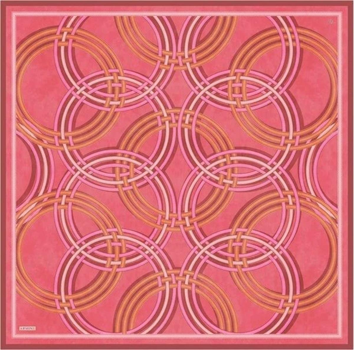 Armine Desenli Saf İpek Sura Eşarp 9333-38