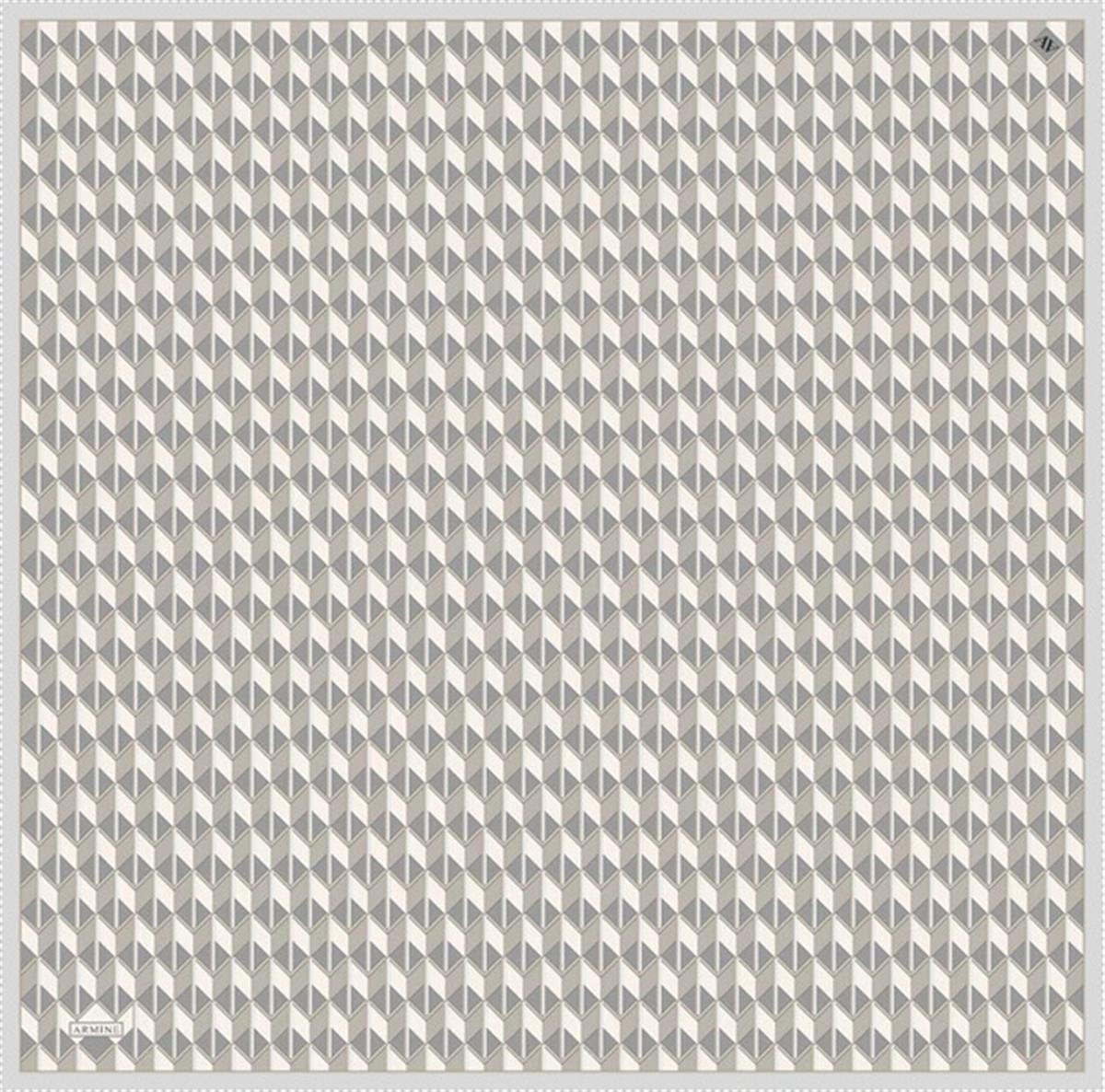 Armine Desenli Saf İpek Twill Eşarp 9309--86