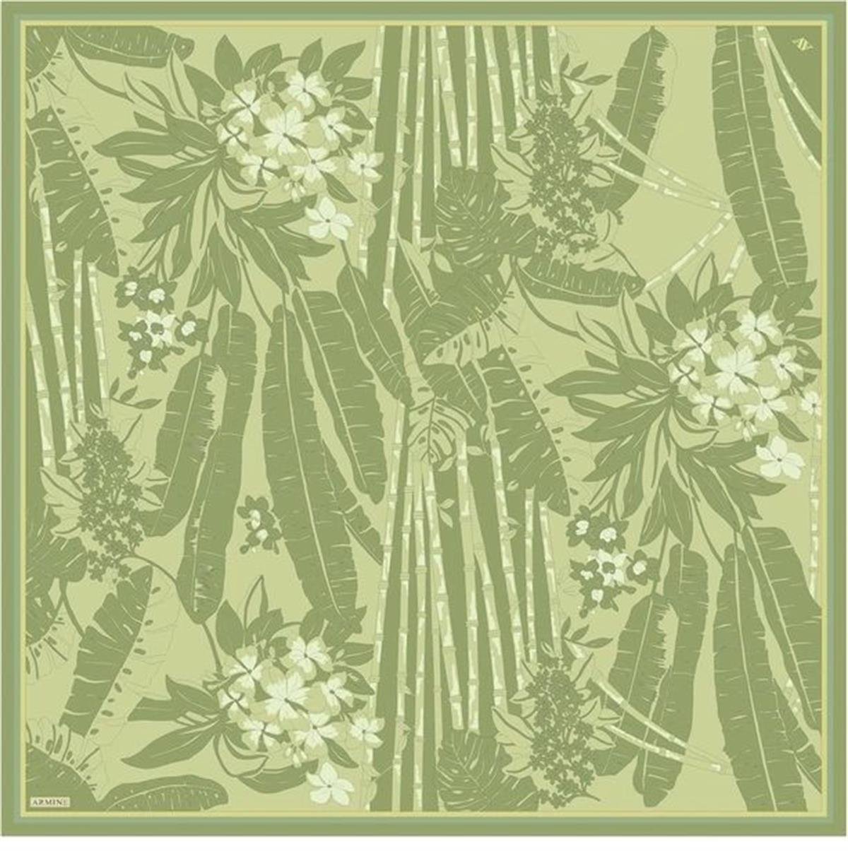 Armine Desenli Saf İpek Twill Eşarp 9353--56