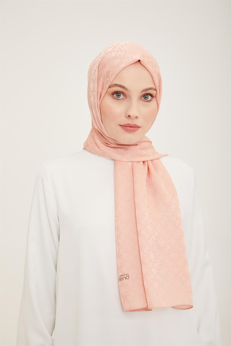 ARMİNE TREND Pudra Polyester Şal-21015