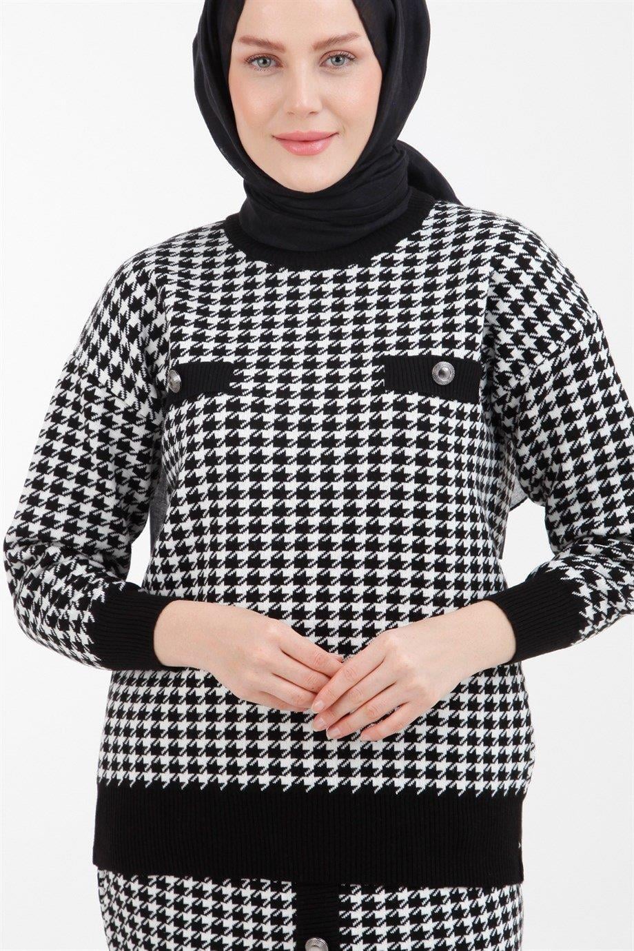 ARMİNE TREND Takım 22KD4214-Siyah