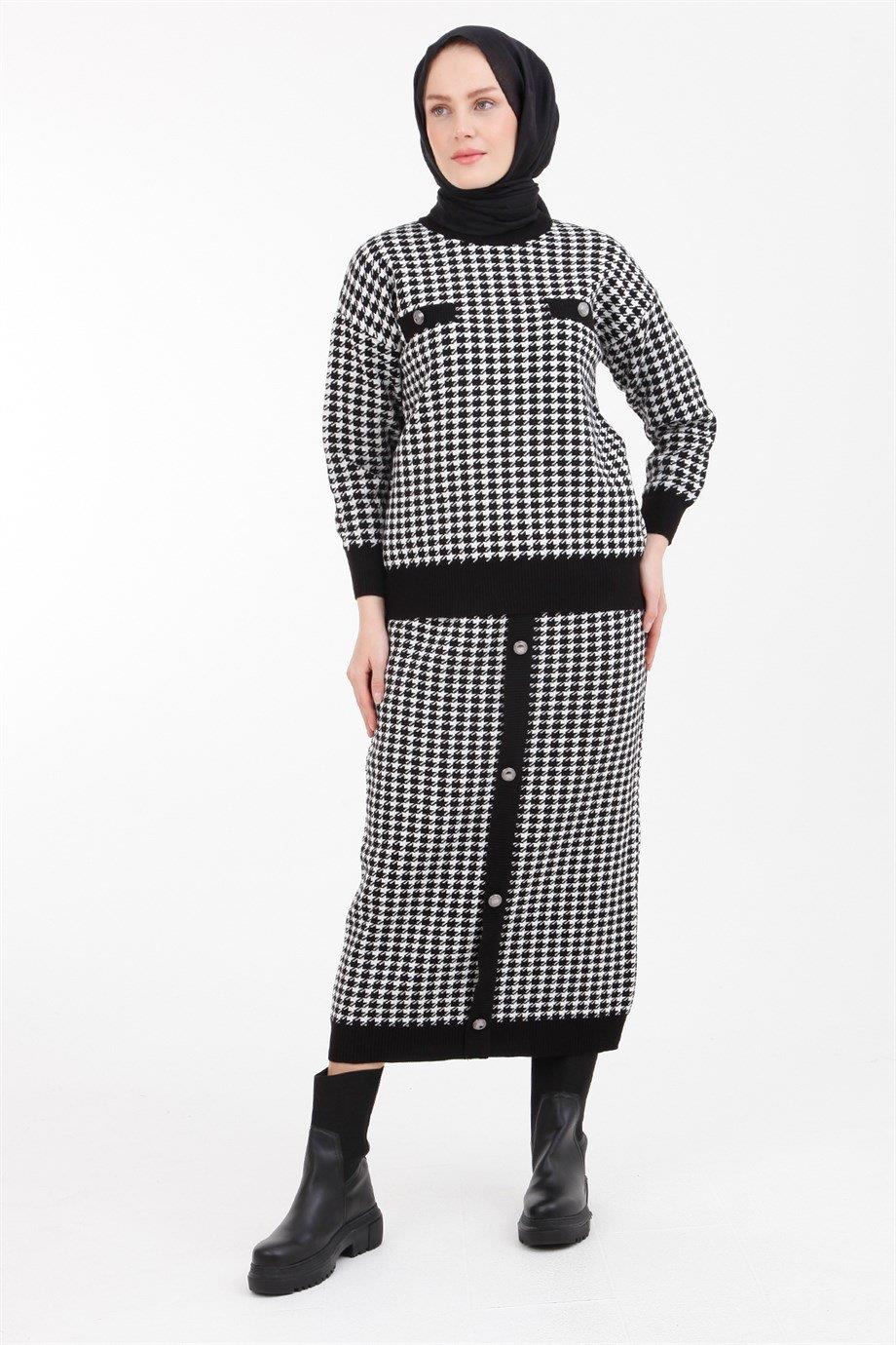 ARMİNE TREND Takım 22KD4214-Siyah