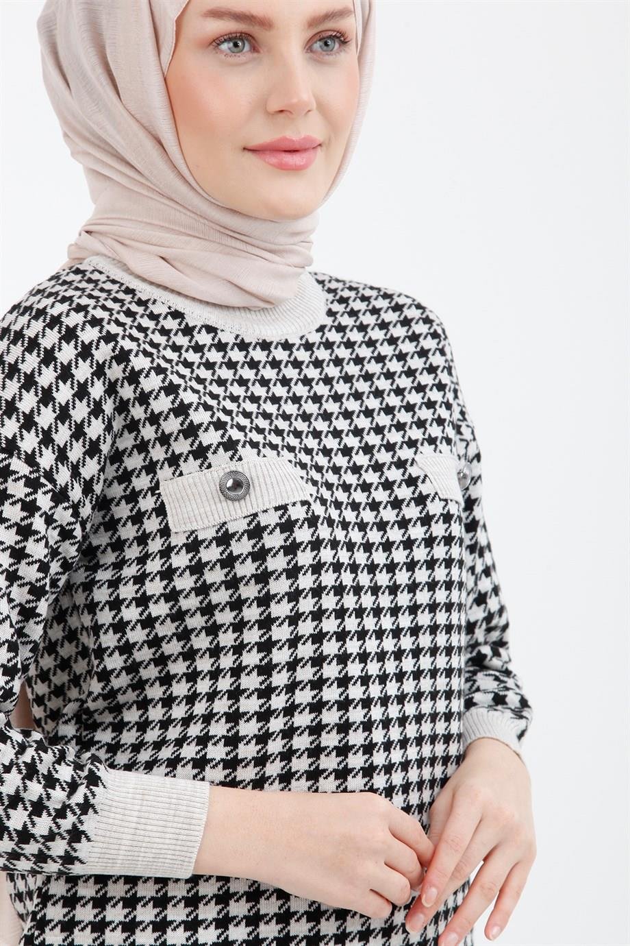 ARMİNE TREND Takım 22KD4214-Taş