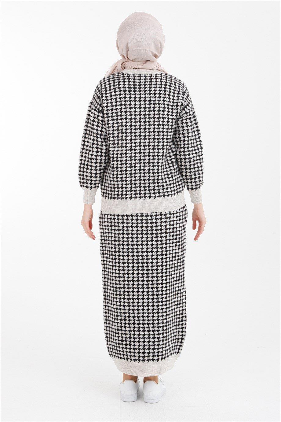 ARMİNE TREND Takım 22KD4214-Taş