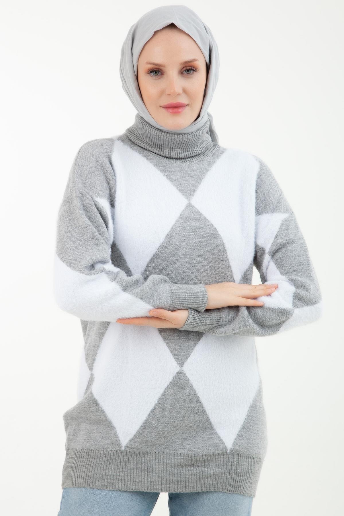 Armine Tunik 22KD4235-Gri
