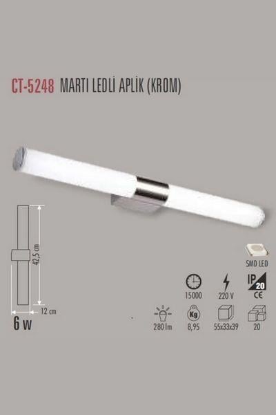 CT-5248GCata CT-5248G 6W 3200k Günışığı Martı Led Aplik