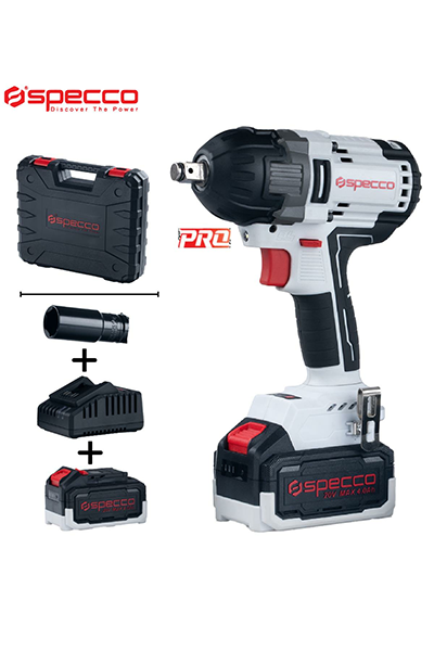 SP20V-4050ASpecco Akülü Darbeli Somun Sökme 20V 4Ah 1/2 INC