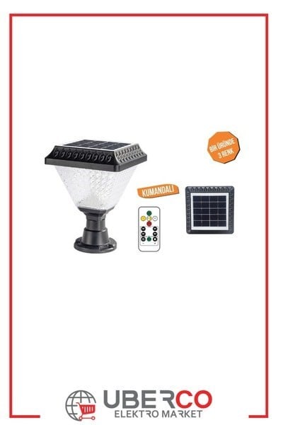 VSSL0506550W - Solar Led Duvar Tipi Bahçe Armatürü 6500K50W - Solar Led Duvar Tipi Bahçe Armatürü 6500K | Voltek{ubercoelektromarket}