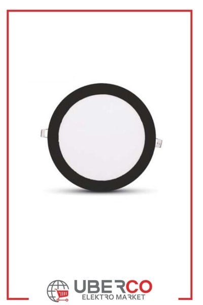 VPSAYS00965-M9W-Yuvarlak Led Panel Armatür 6500K(Siyah)9W-Yuvarlak Led Panel Armatür 6500K(Siyah) | Voltek{ubercoelektromarket}