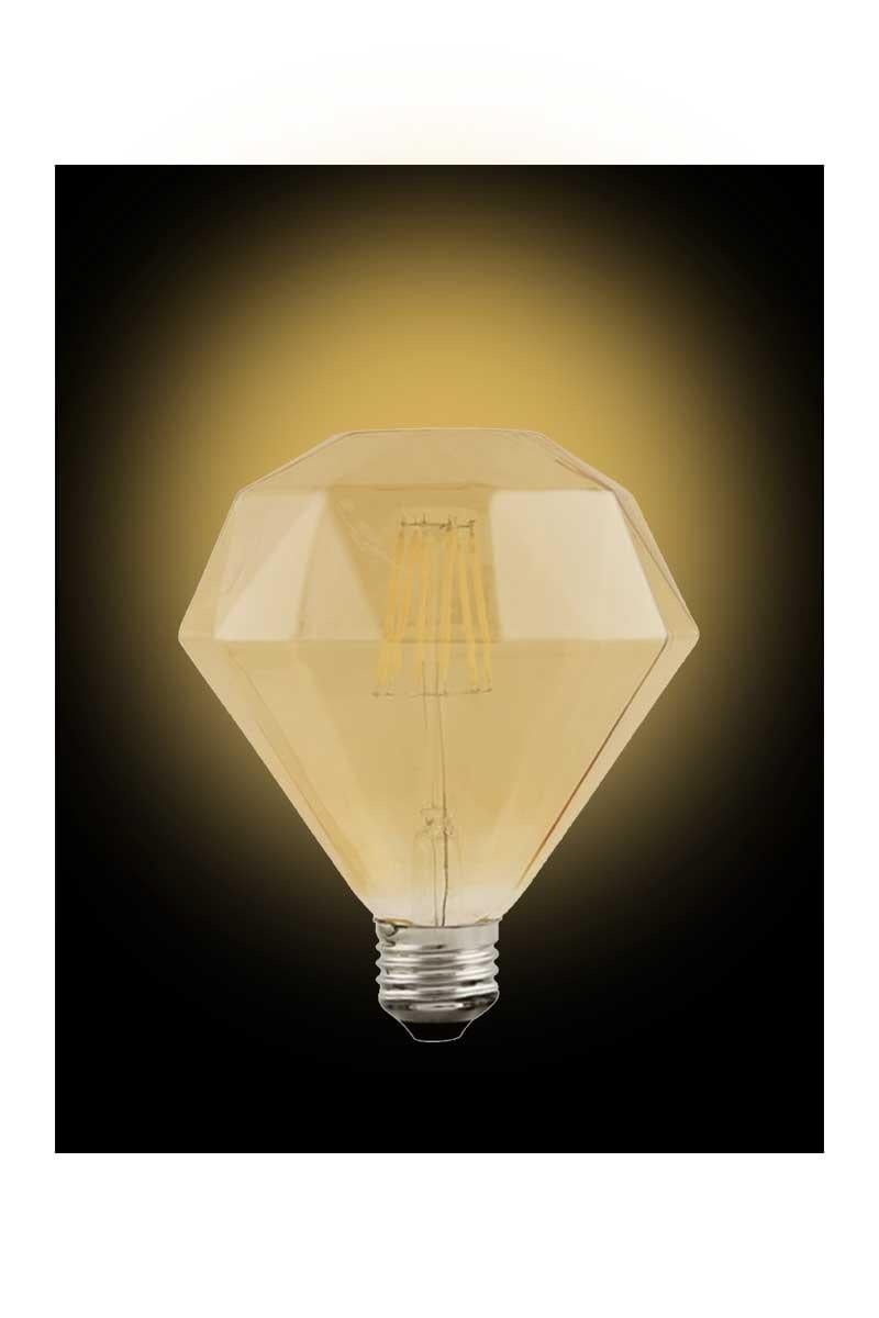ACK AB50-00420 4W E27 2200K Sarı Led Prizmatik Rustik Ampul
