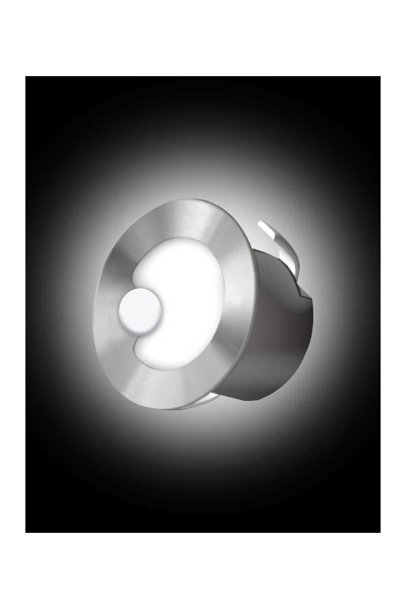 ACK AH07-00634 1.5W 6500K Beyaz Sensörlü Yuvarlak Led Merdiven ve Duvar Armatürü