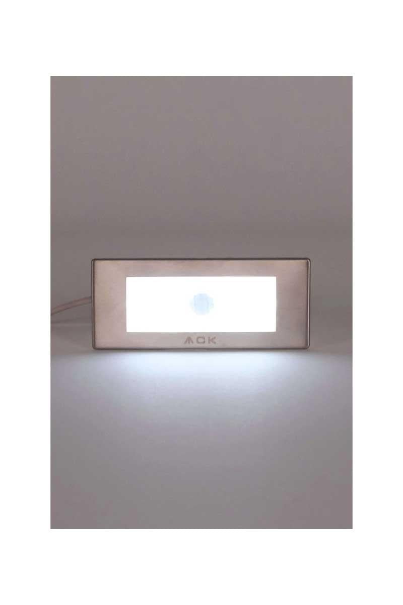 ACK AH07-01034 1.5W 6500K Beyaz Sensörlü Led Merdiven ve Duvar Armatürü
