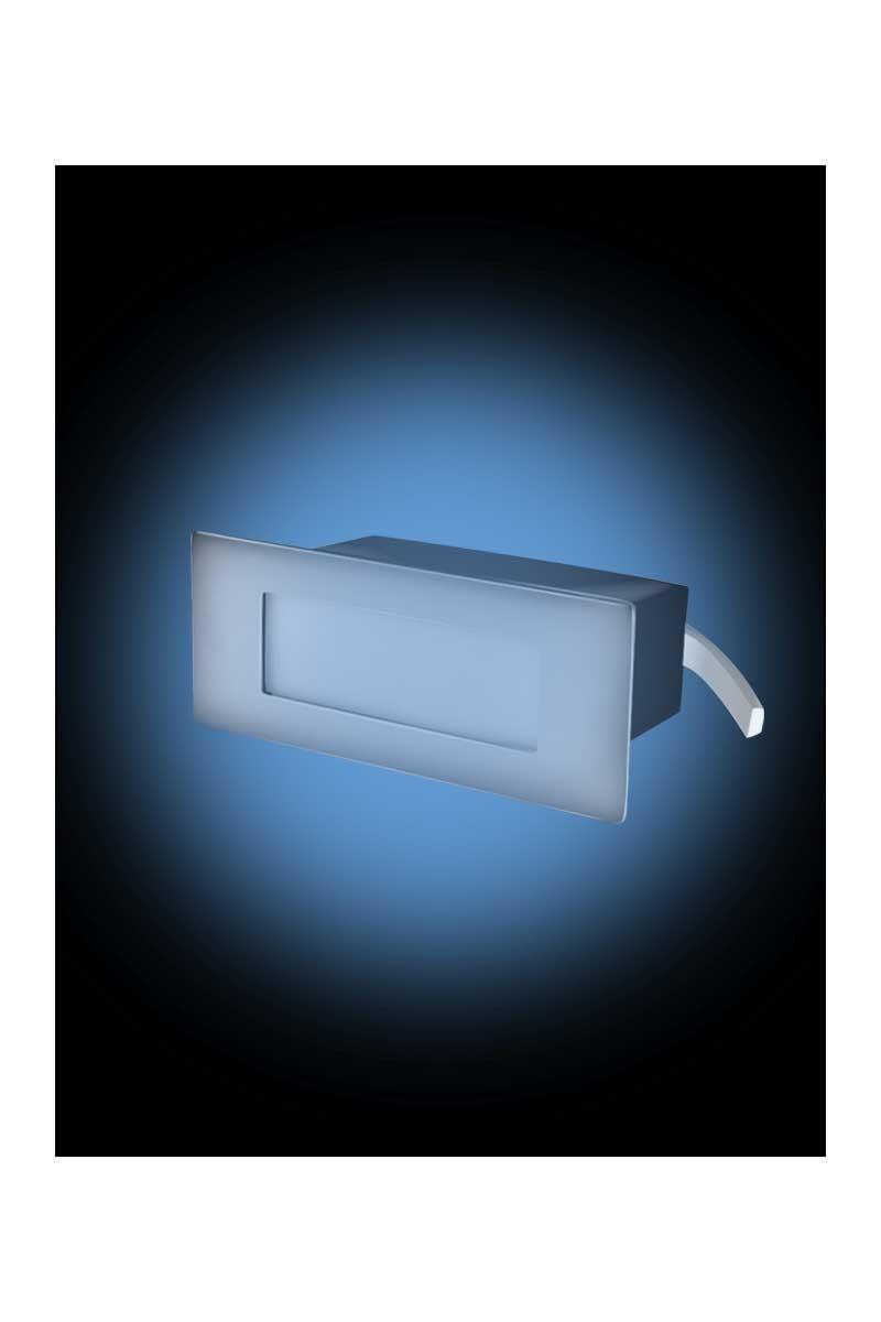 ACK AH07-01164 1.5W Mavi Dikdörtgen Led Merdiven ve Duvar Armatürü