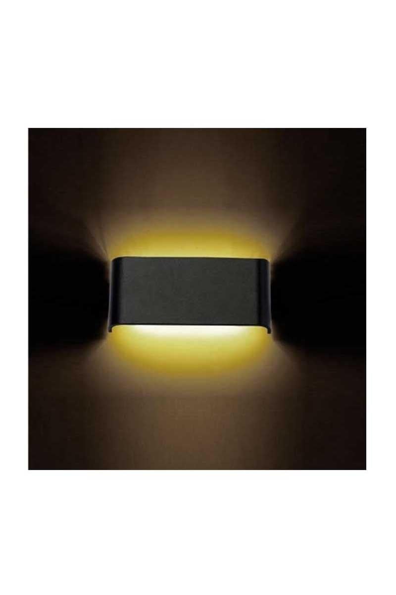 ACK AH07-03201 3000K Güınşığı 6W Siyah Kasa Avva Led Duvar Armatürü