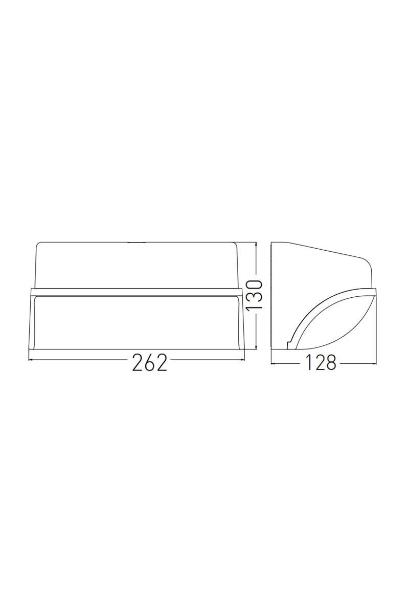 Ack AH07-06400 30W 3000K Günışığı Duvar Armatürü