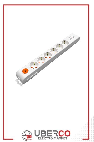 001 175 620002 03 00Altılı Anahtarlı Topraklı Grup Priz (Çocuk Korumalı)(3 M)Altılı Anahtarlı Topraklı Grup Priz (Çocuk Korumalı)(3 M){ubercoelektromarket}