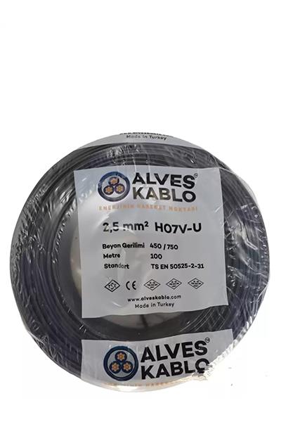 Alves 2,5mm NYA Kablo Siyah